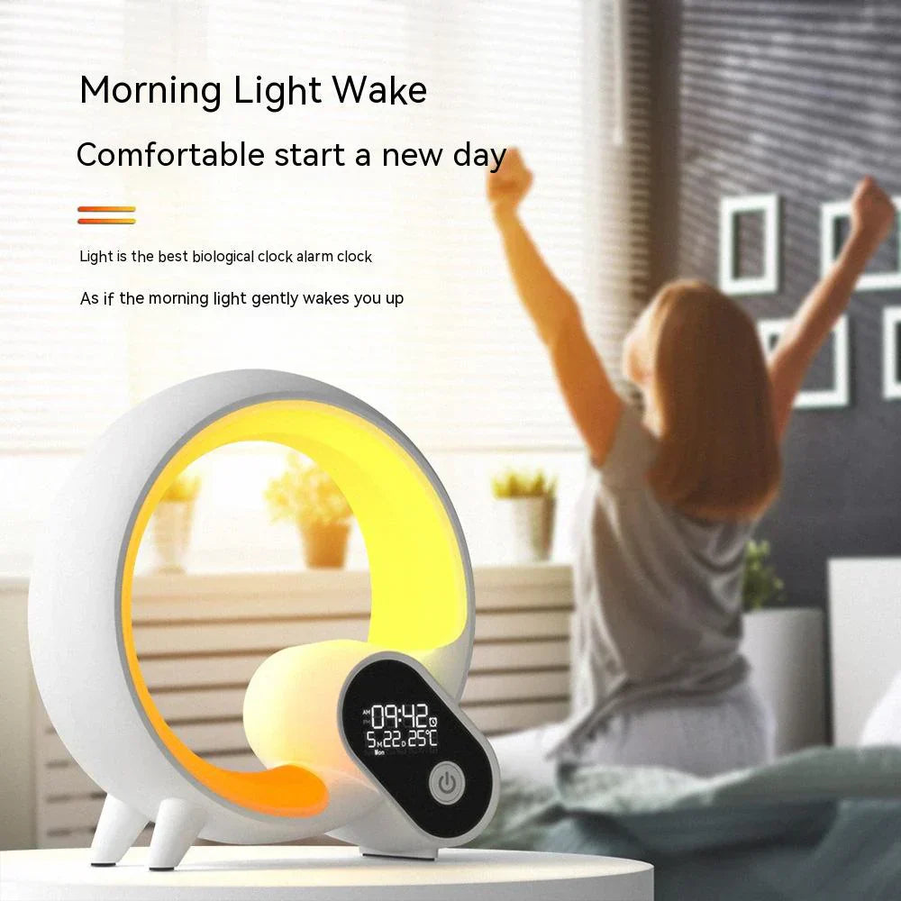 Color-Changing Smart Nightstand Lamp - LuminaGlow