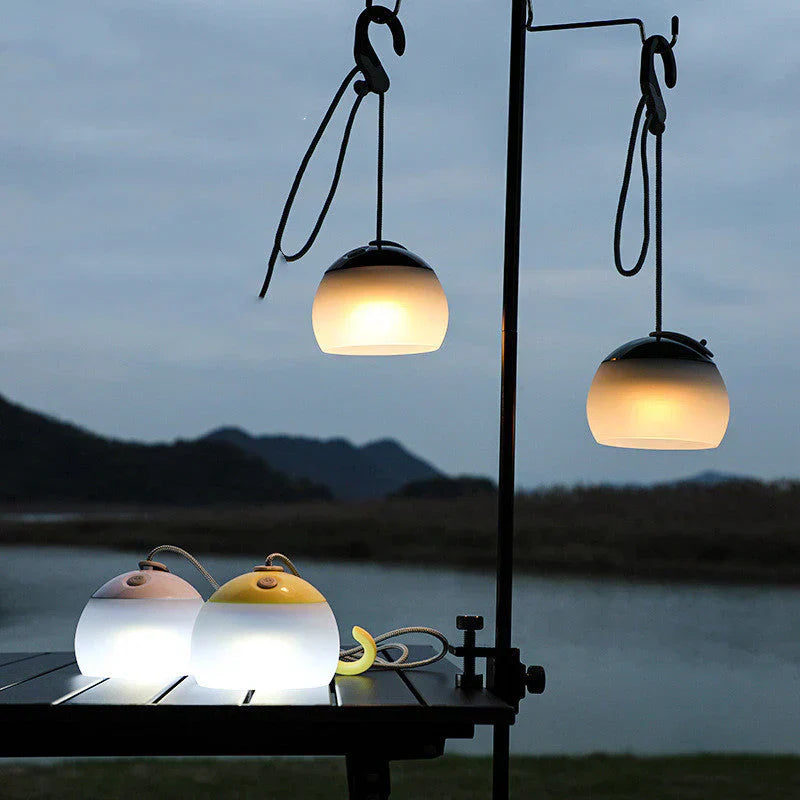 Vintage Camping Lamp with Adjustable Brightness - LuminaCraft