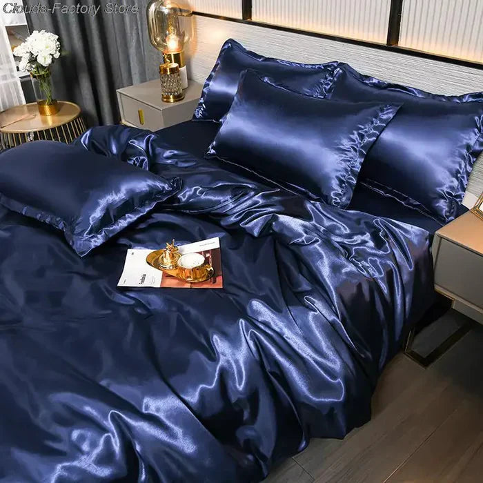 Satin Duvet Cover - LuxeNest