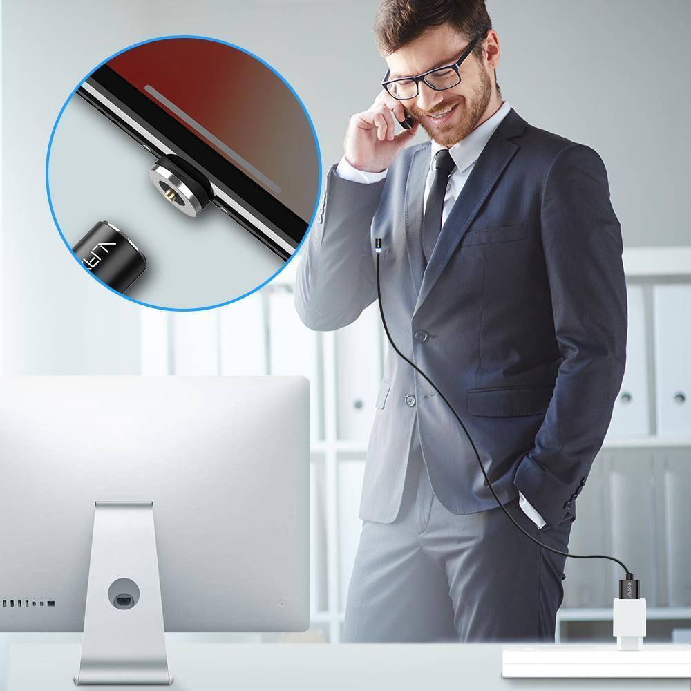 Magnetic USB Cable - LuxeConnect with Fast Charging Feature