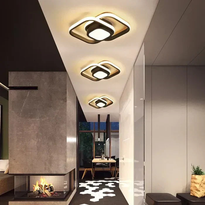 LED Ceiling Light - Luminara Twilight Rings Design