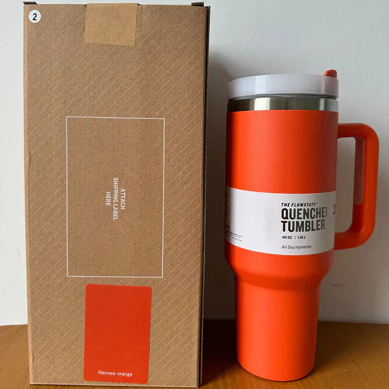 Insulated Travel Cup with Straw - LuxeSip