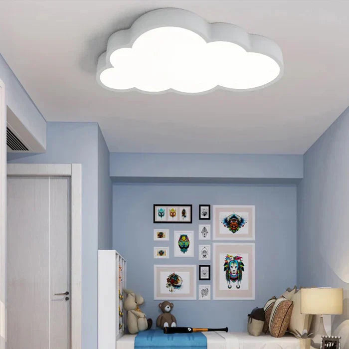 Cloud-Shaped LED Ceiling Light - LumaNest