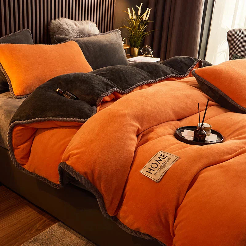 Velvet Fleece Bedding Set - LuxeNest