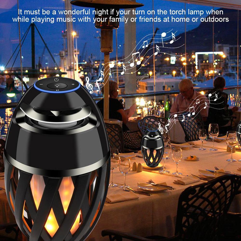 Flicker Warm Light LED Bluetooth Speaker - Luminara Sound