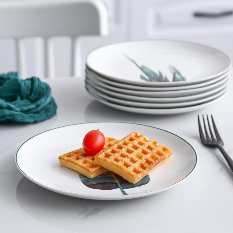 Eco-Friendly Green Leaf Plate Set - Verdant Living