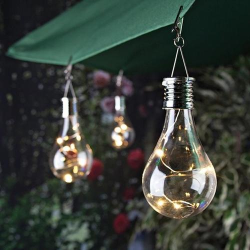 Waterproof LED Hanging Lights Set of 5 - LuminaGlow