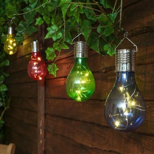 Waterproof LED Hanging Lights Set of 5 - LuminaGlow
