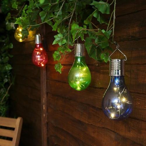 Waterproof LED Hanging Lights Set of 5 - LuminaGlow