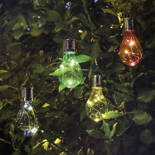 Waterproof LED Hanging Lights Set of 5 - LuminaGlow