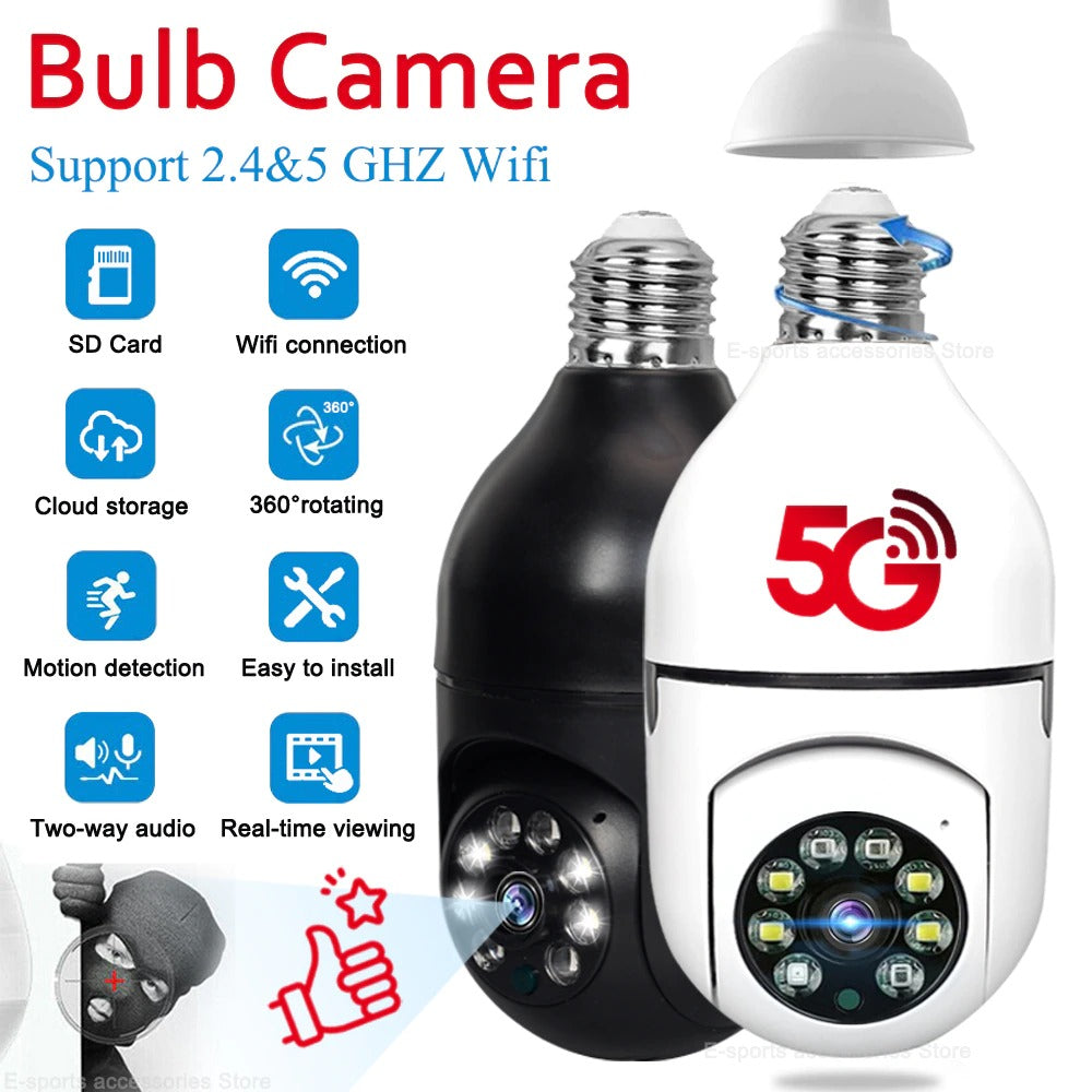 Smart Bulb Camera - LuminaGuard