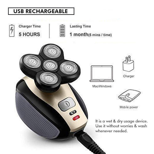 5-in-1 Head Shaver - LuxeGroom
