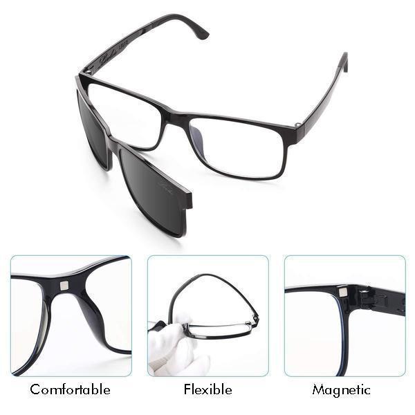 Swappable Sunglasses with Interchangeable Lenses - LuxeVision