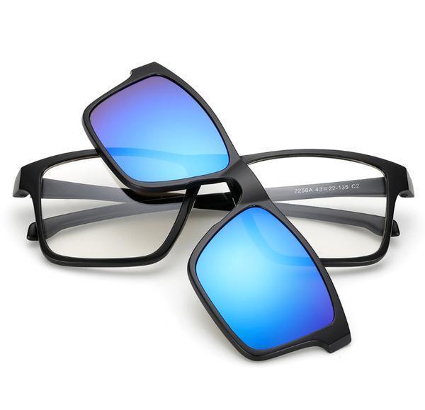 Swappable Sunglasses with Interchangeable Lenses - LuxeVision