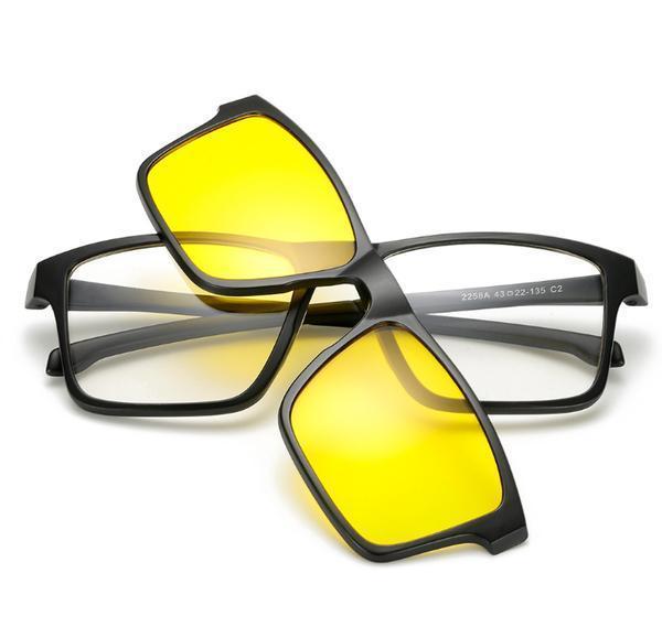 Swappable Sunglasses with Interchangeable Lenses - LuxeVision