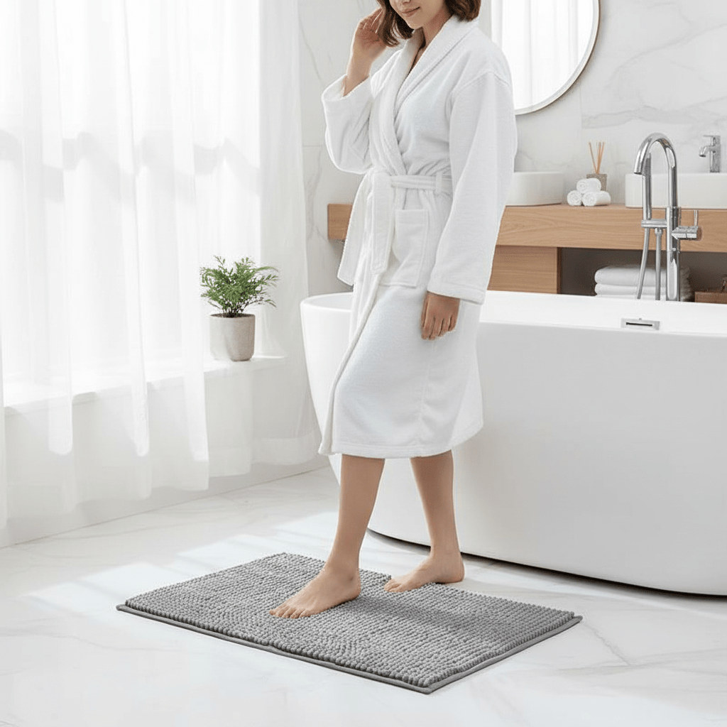 SoftCloud Chenille Bath Mat - LuxeComfort