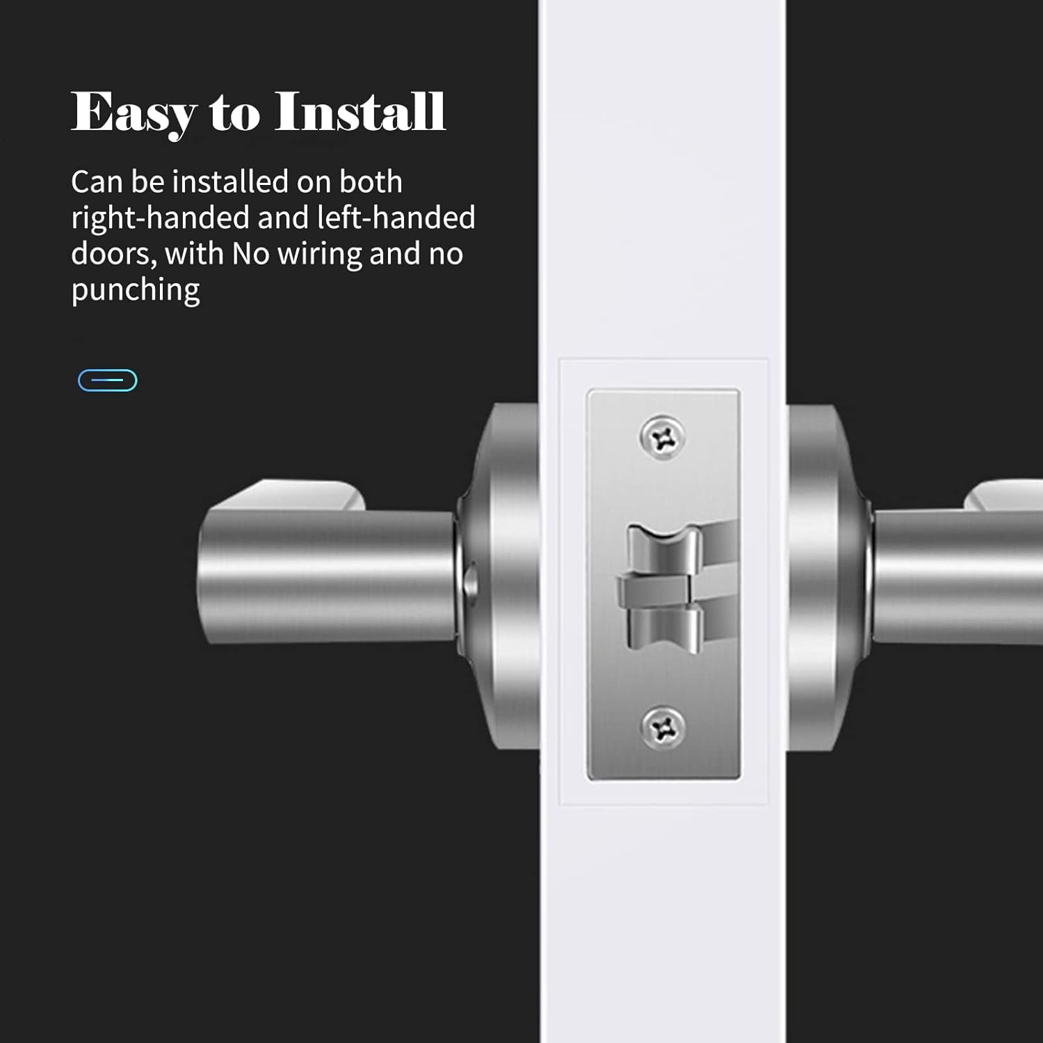 Smart Fingerprint Door Lock with Key Access - Luxora
