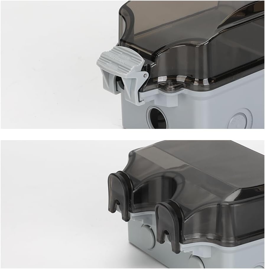 Waterproof Outdoor Wall Socket with Lockable Cover - PowerSafe