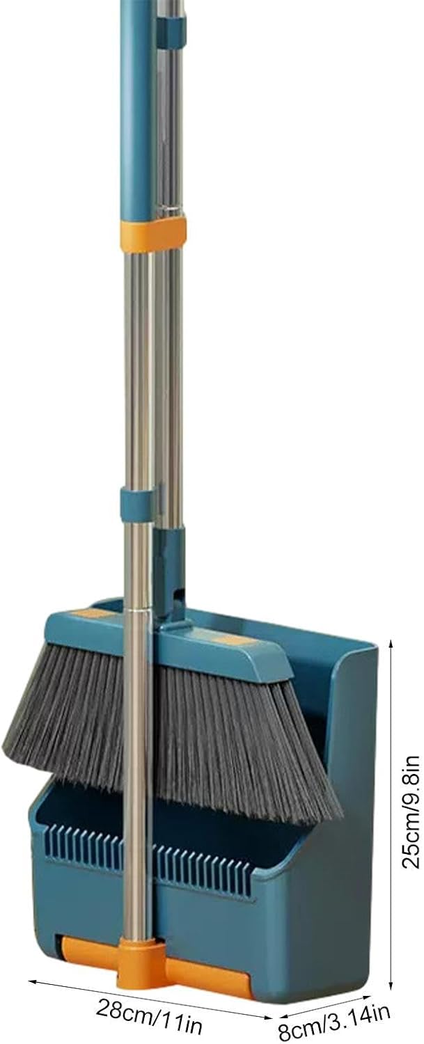 Rotatable Broom and Dustpan Set - CleanNest