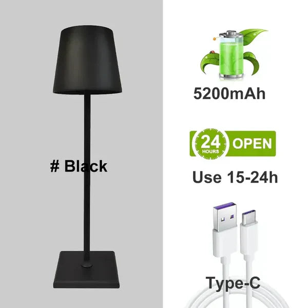 Dimmable Aluminum Table Lamp - NovaLuxe