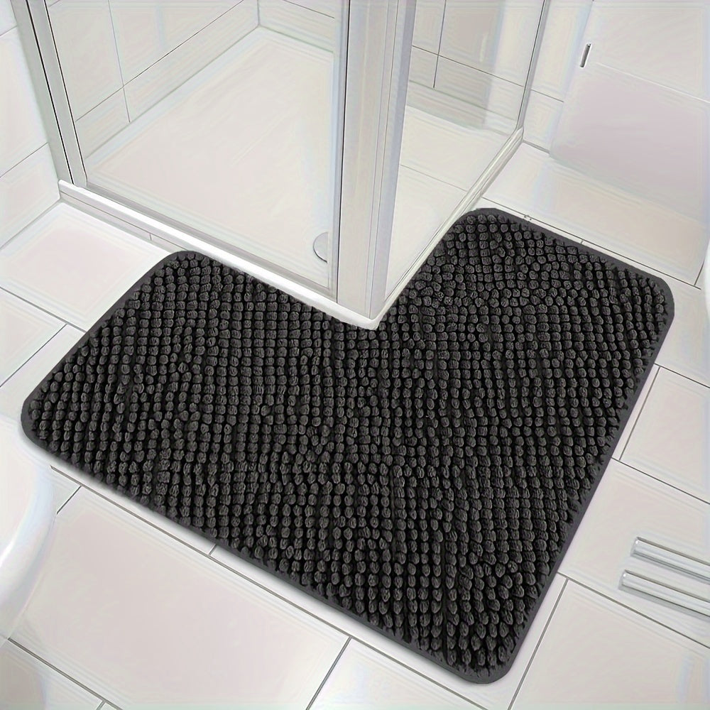 Anti-Slip Corner Shower Mat - Luxe Haven