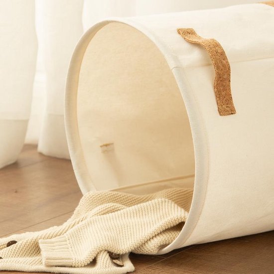 Eco-Friendly Cotton-Linen Laundry Basket - PureNest