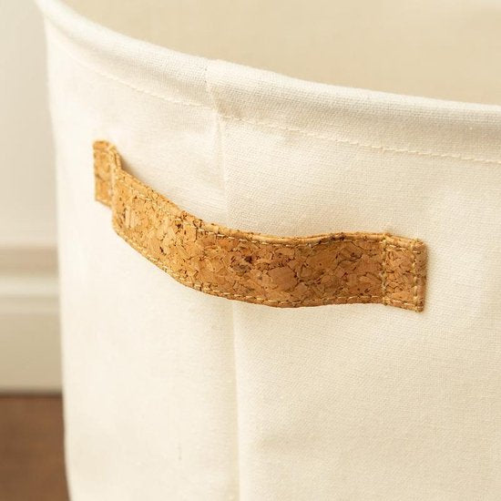 Eco-Friendly Cotton-Linen Laundry Basket - PureNest