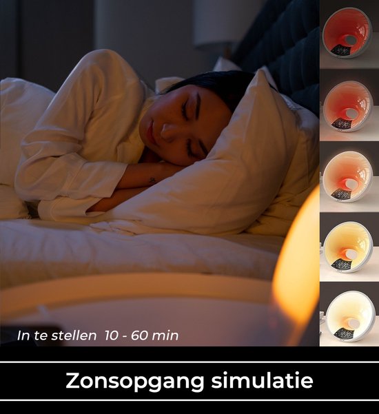 Smart Wake-Up Light with App – Luminara