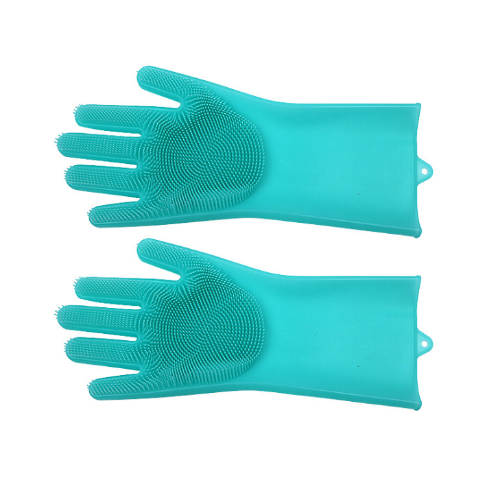 Silicone Scrubber Gloves - LuxeClean Essentials