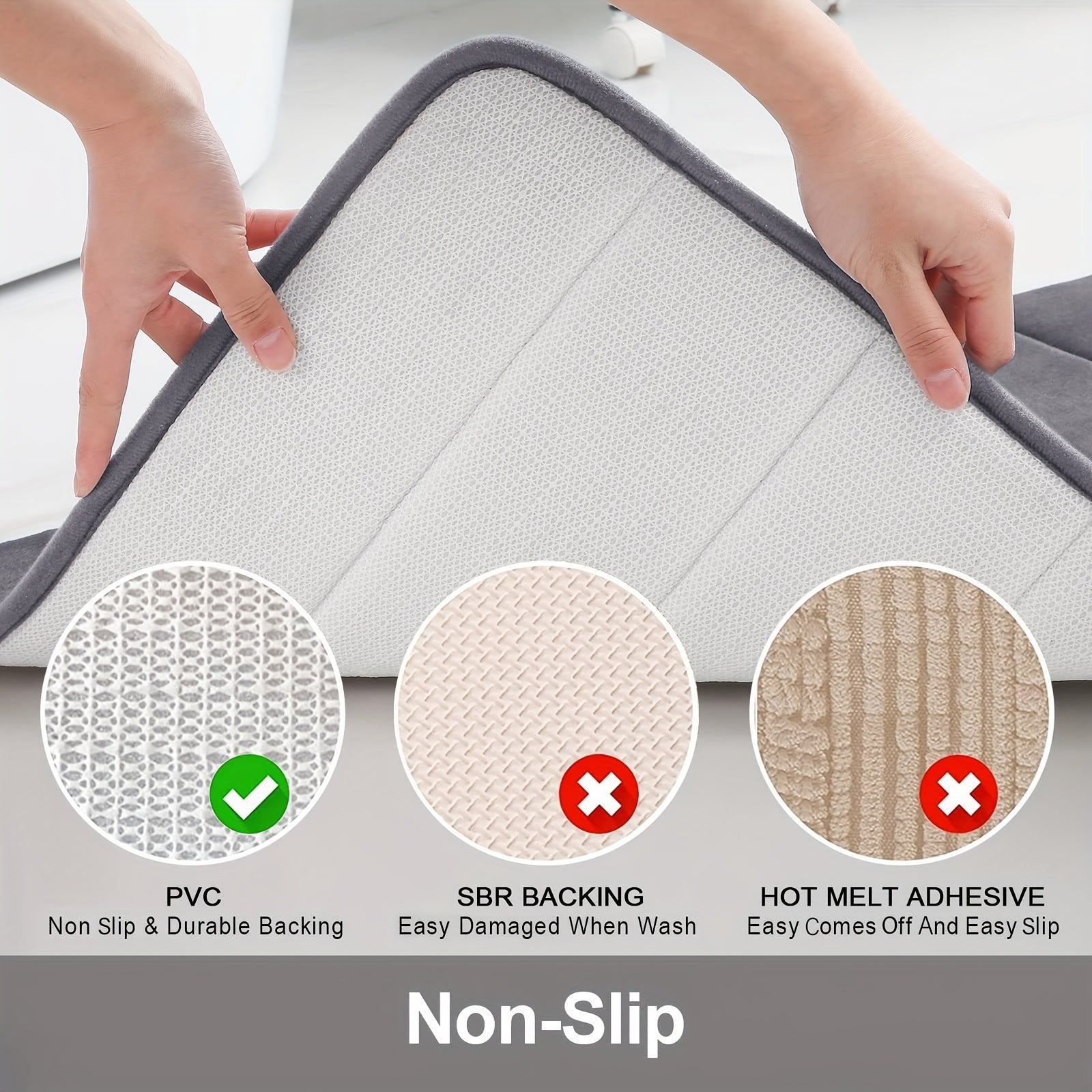Anti-Slip Bath Mat - Serene Luxe