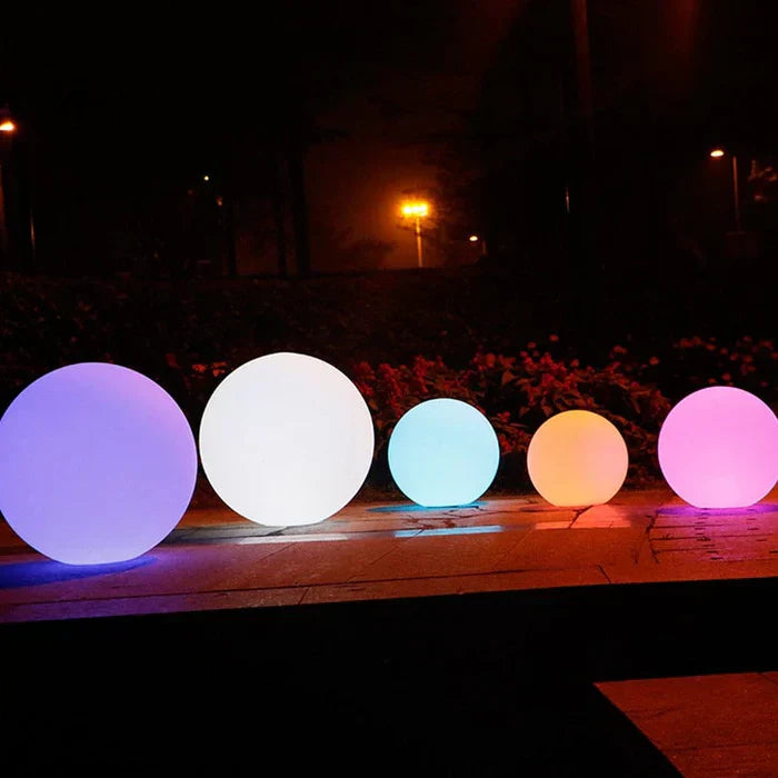 Illuminated Garden Sphere - LumaGlow