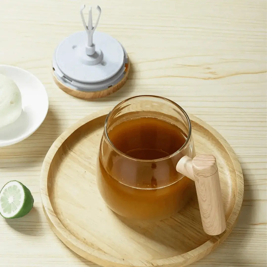 Smart Mug - LuxeSip with Automatic Stirring Feature