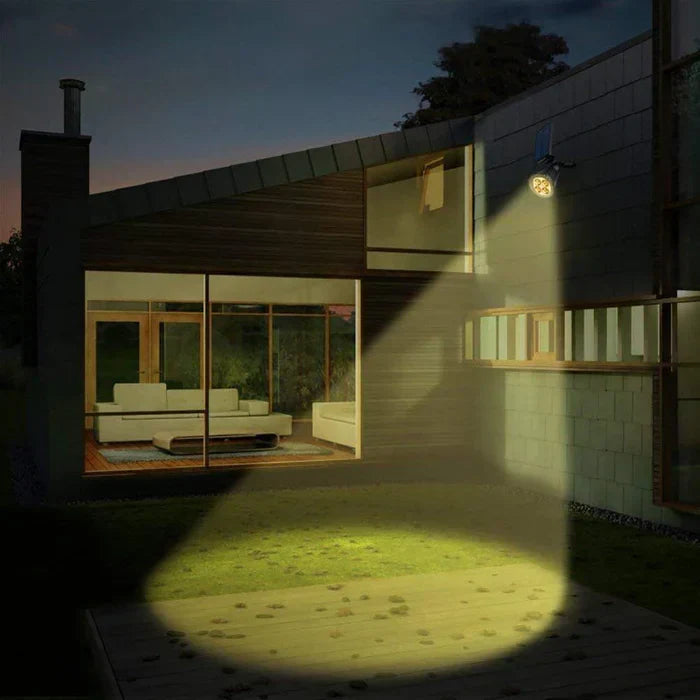 Solar Spotlight with Adjustable Design - LumaGlow