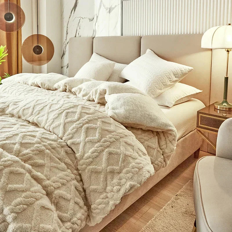 Cashmere-Look Double-Sided Bedding - LuxeNest
