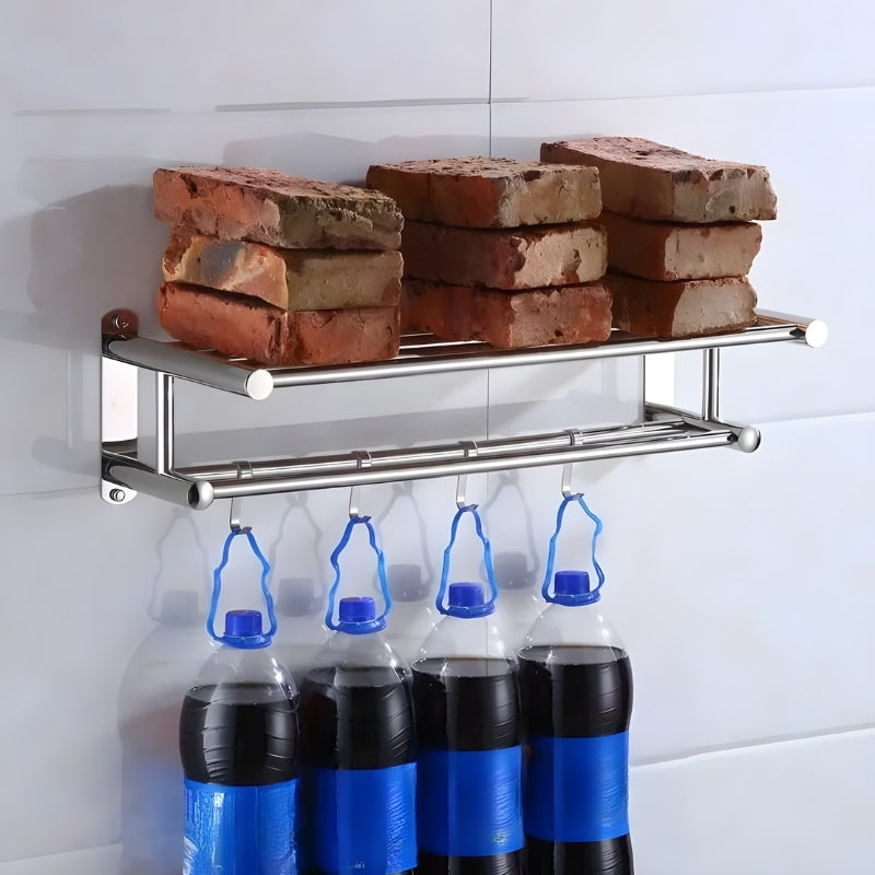 Stainless Steel Towel Rack - LuxeHome Essentials