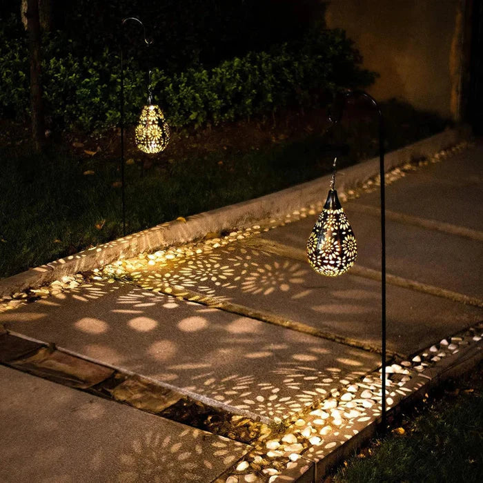 Solar Garden Lamp - LumaGlow, Weather-Resistant Design