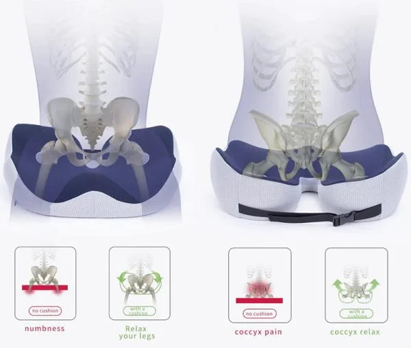 Memory Foam Seat Cushion - ComfortNest