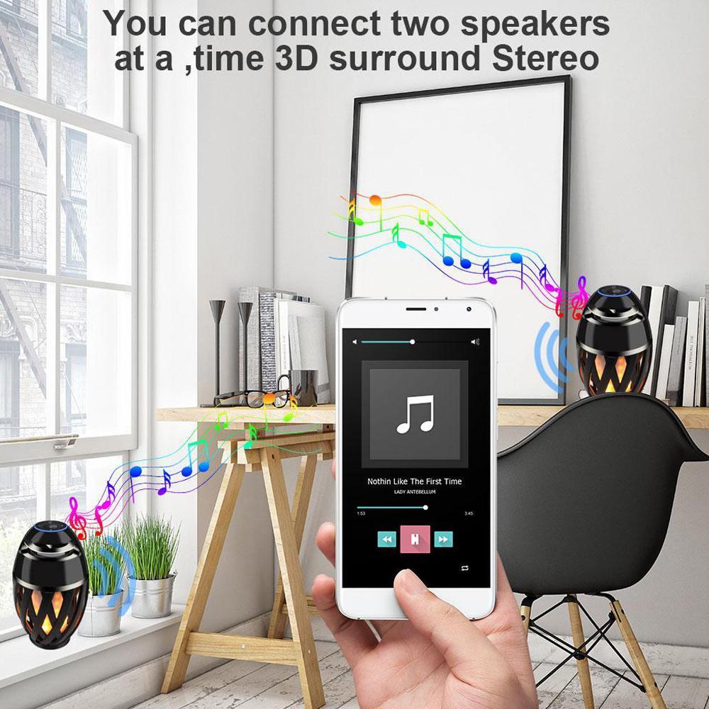 Flicker Warm Light LED Bluetooth Speaker - Luminara Sound