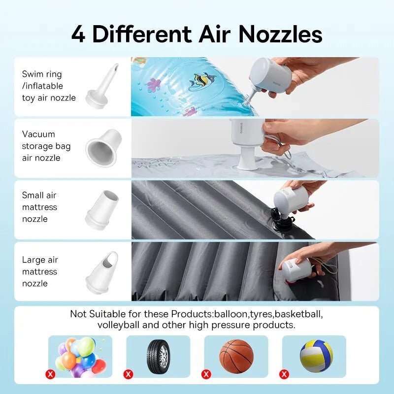Mini Electric Air Pump - InflatePro