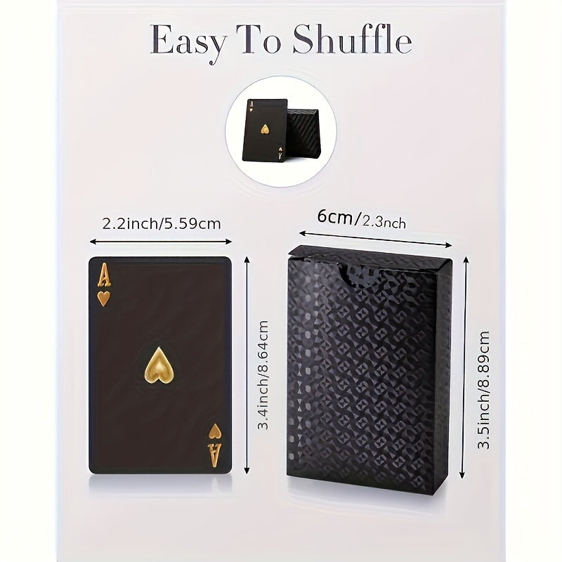 Premium Black Playing Cards - LuxeDeck