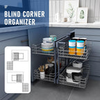 Corner Pull-Out Shelf - LuxeCabinet