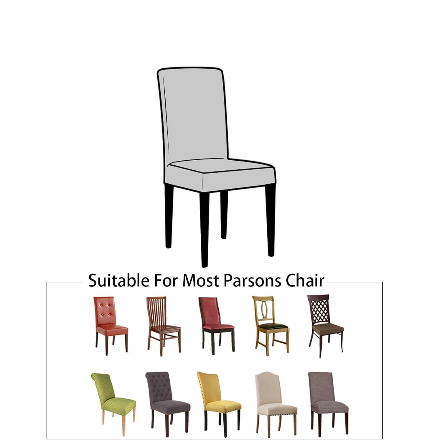 Stretch Dining Chair Covers Set - LuxeGuard