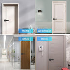 Smart Fingerprint Door Lock with Key Access - Luxora
