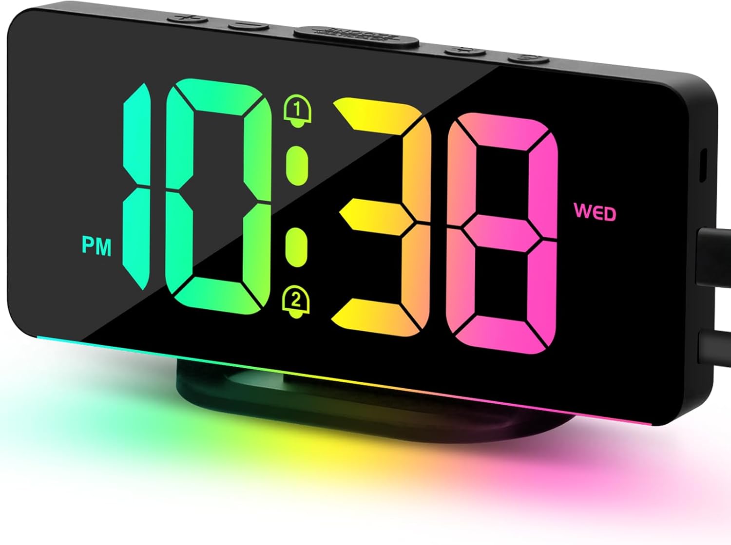 Digital Day Clock with 19 Reminders - LuminaTime