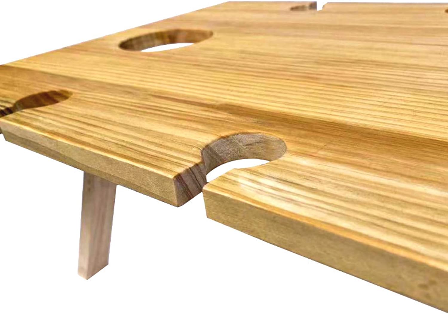 Wooden Wine Rack Table - Vintique Elegance