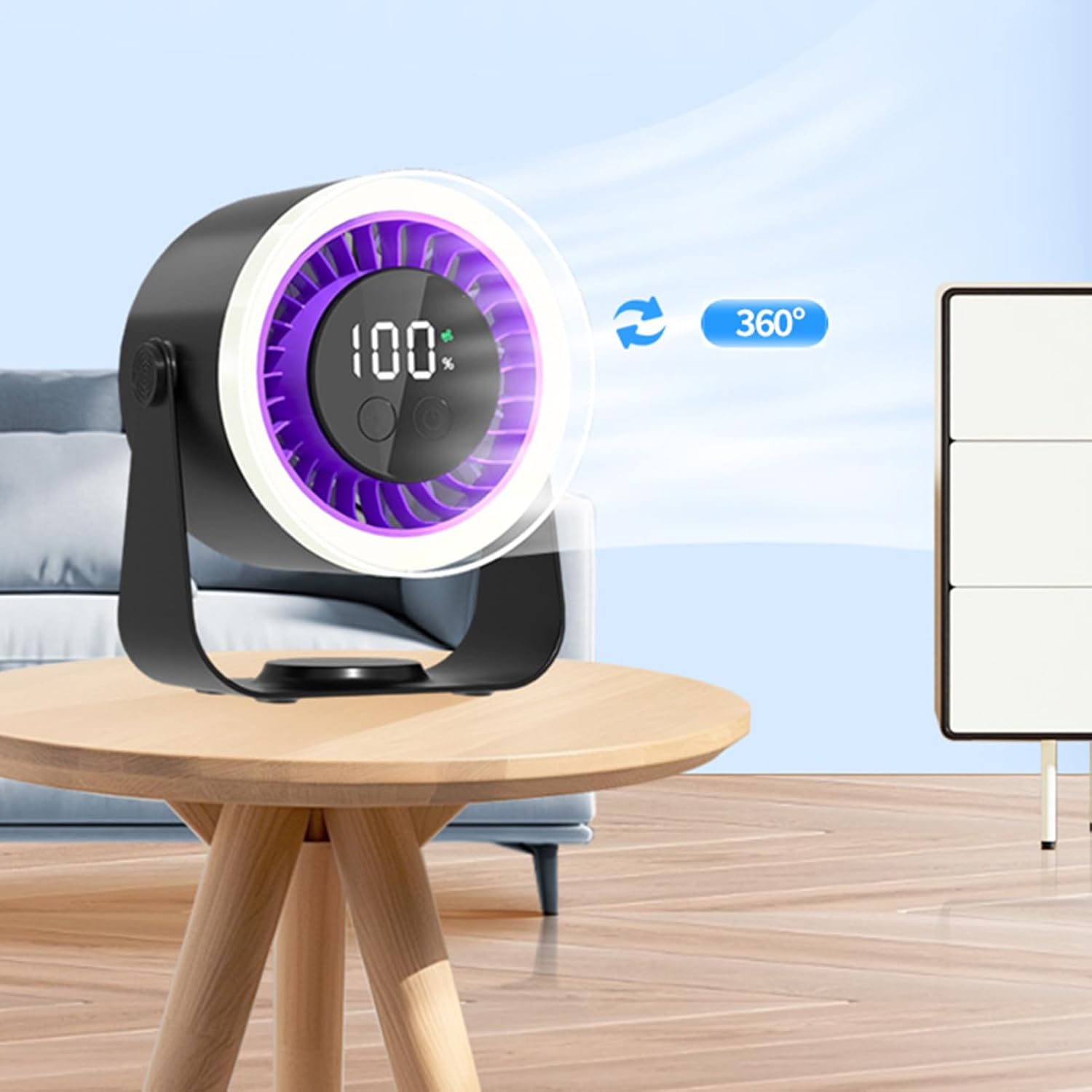Silent Table Fan - Zephyra