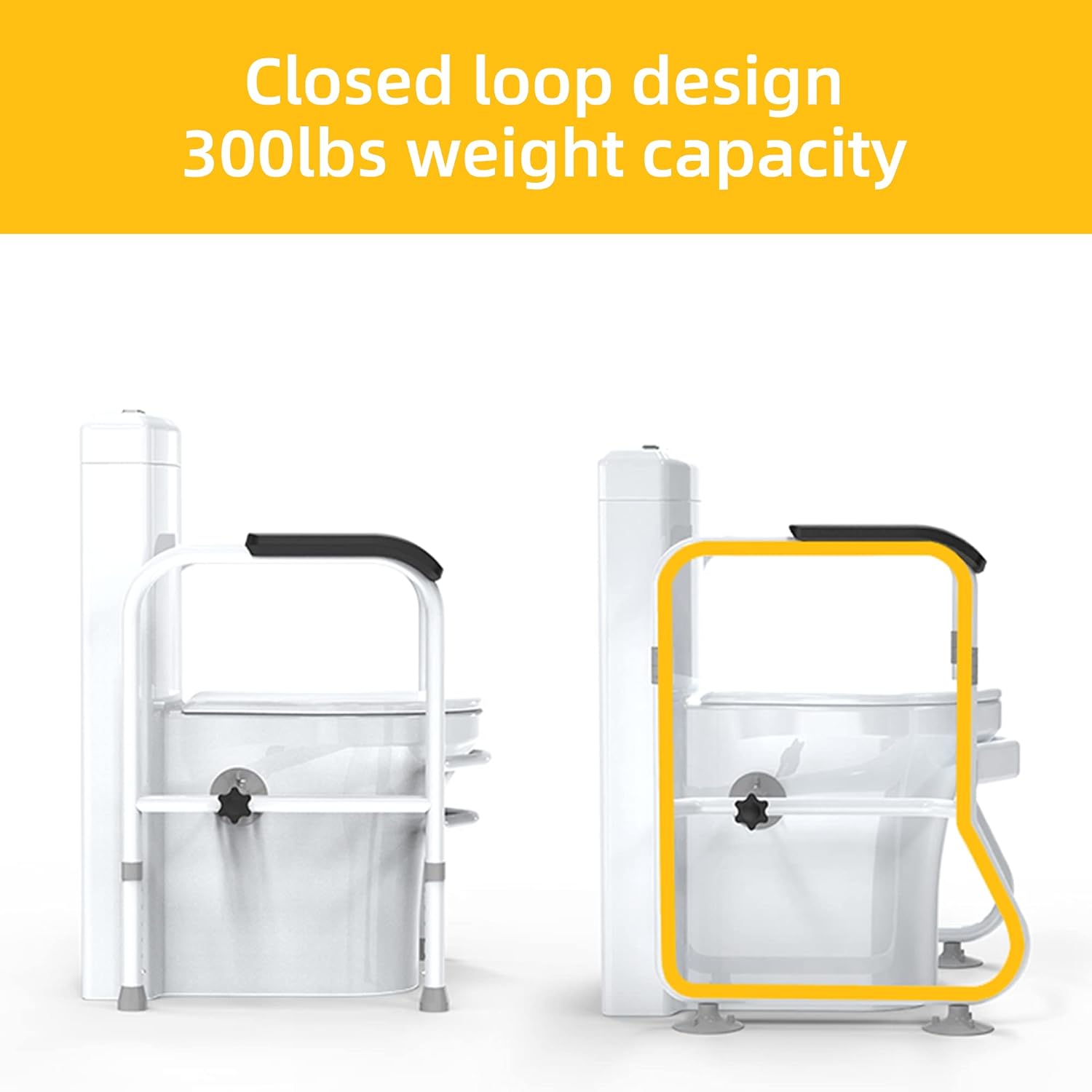 Adjustable Toilet Safety Frame - SafeGuard Essentials