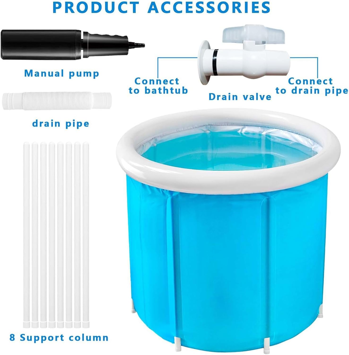 Portable Foldable Bathtub - AquaNest