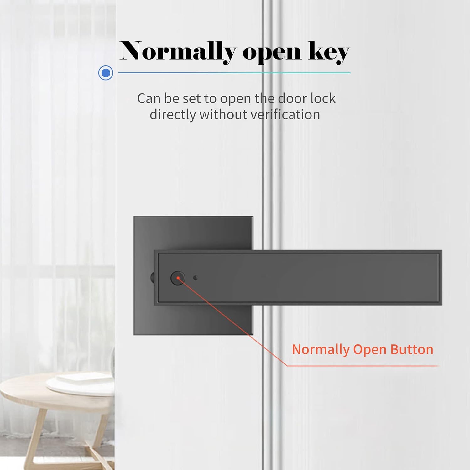 Smart Fingerprint Door Lock with Key Access - Luxora
