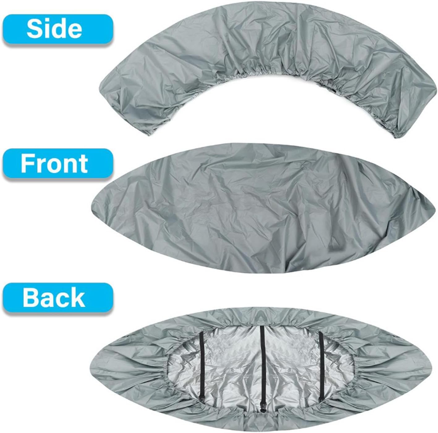 Waterproof Kayak Cover with Adjustable Straps - AquaShield